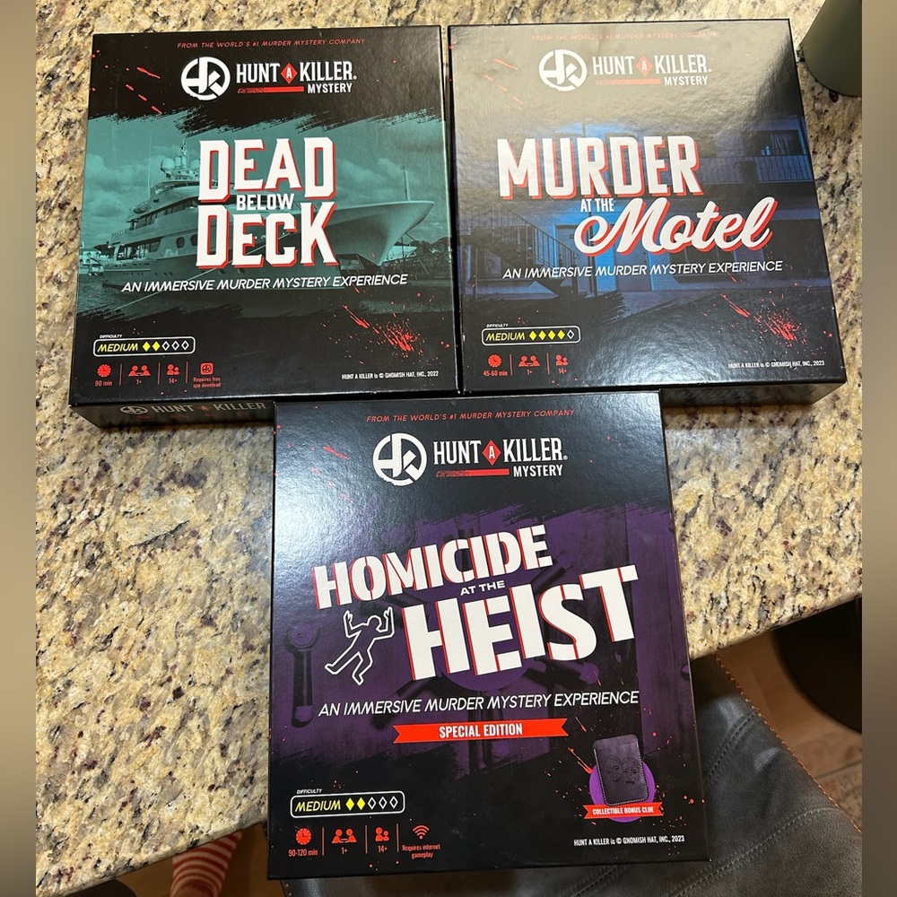 Murder Mystery Games - Brand New